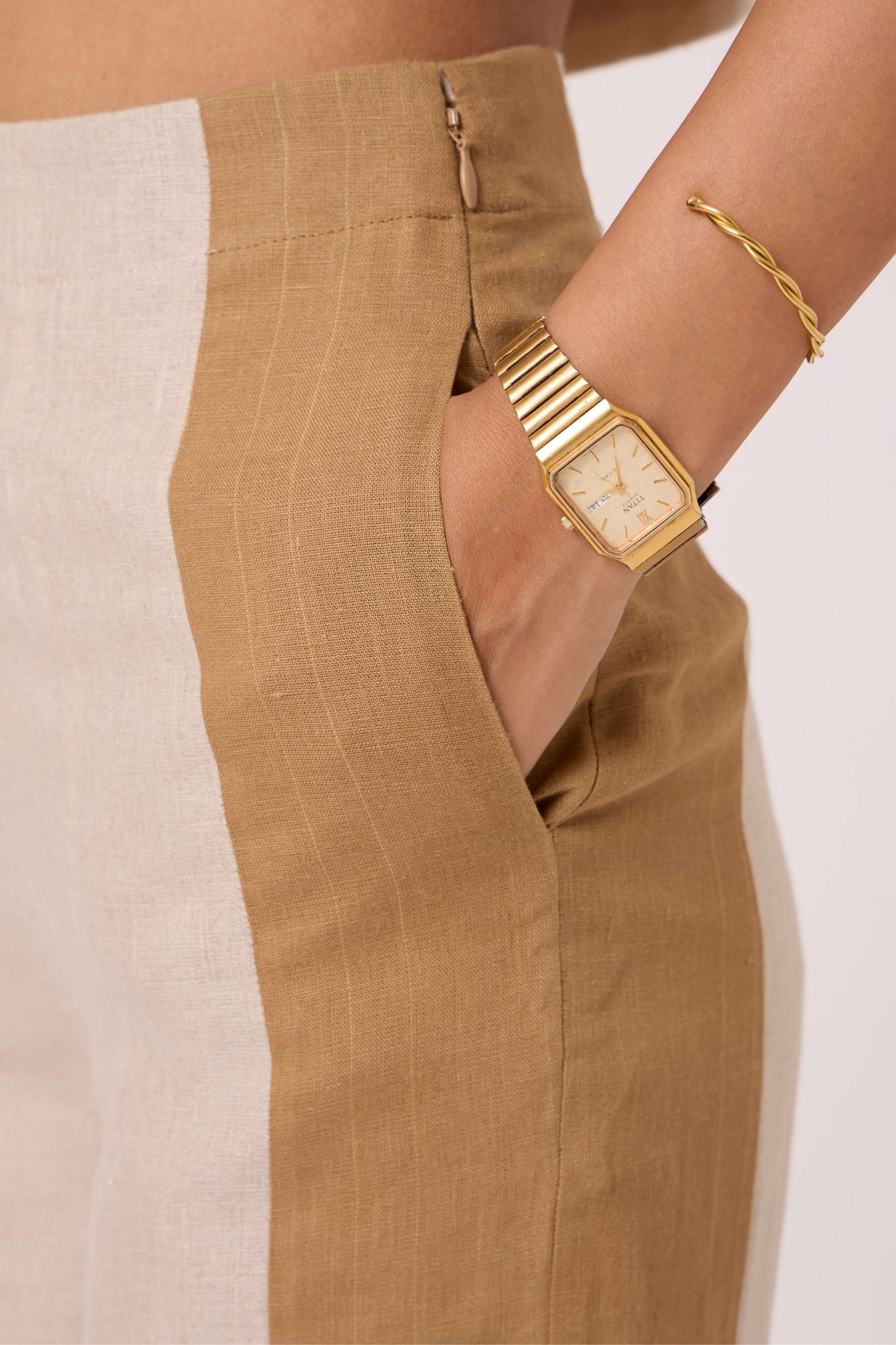Tamara Linen Panelled Pants - Image 3