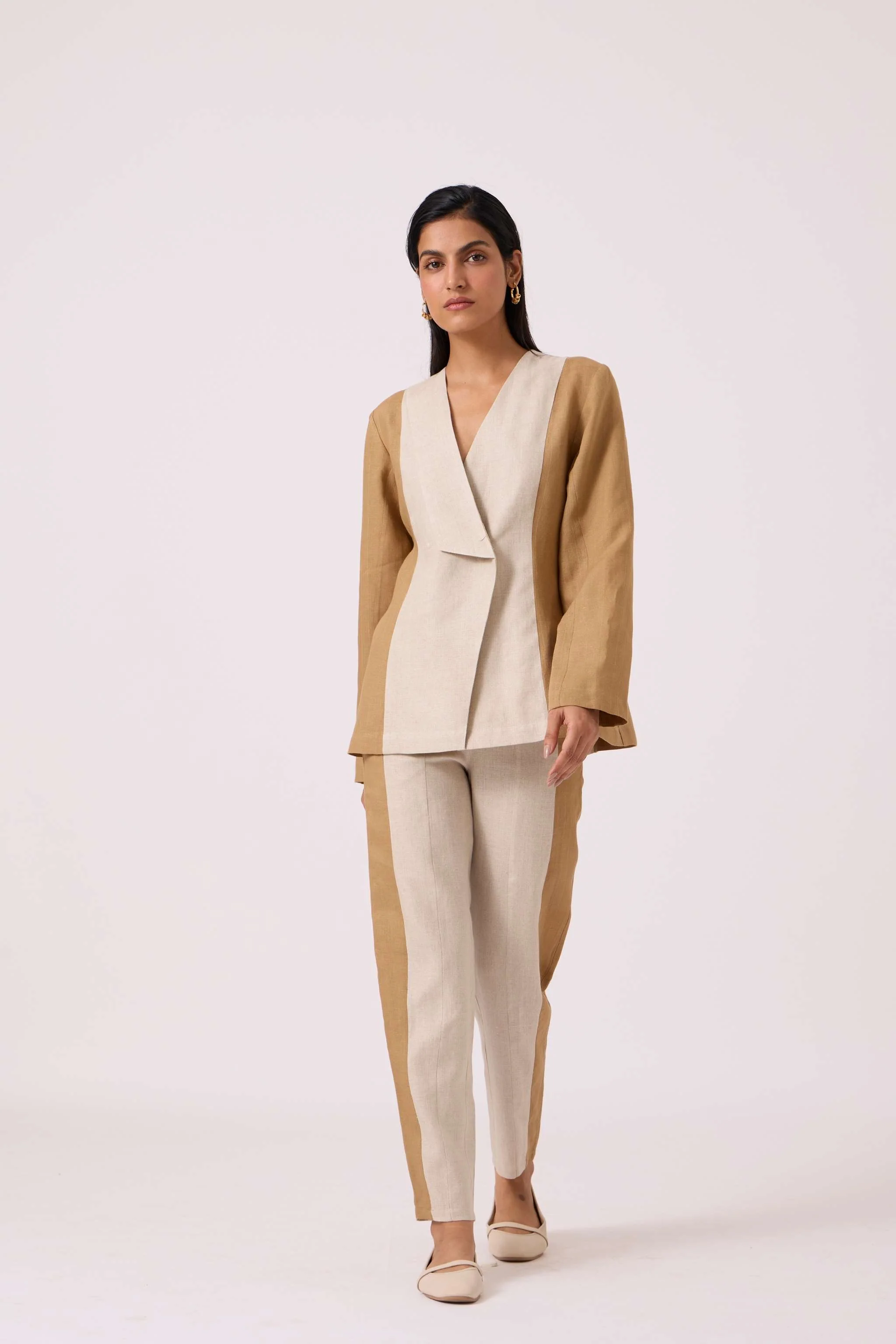 Tamara Linen Panelled Pants - Image 4