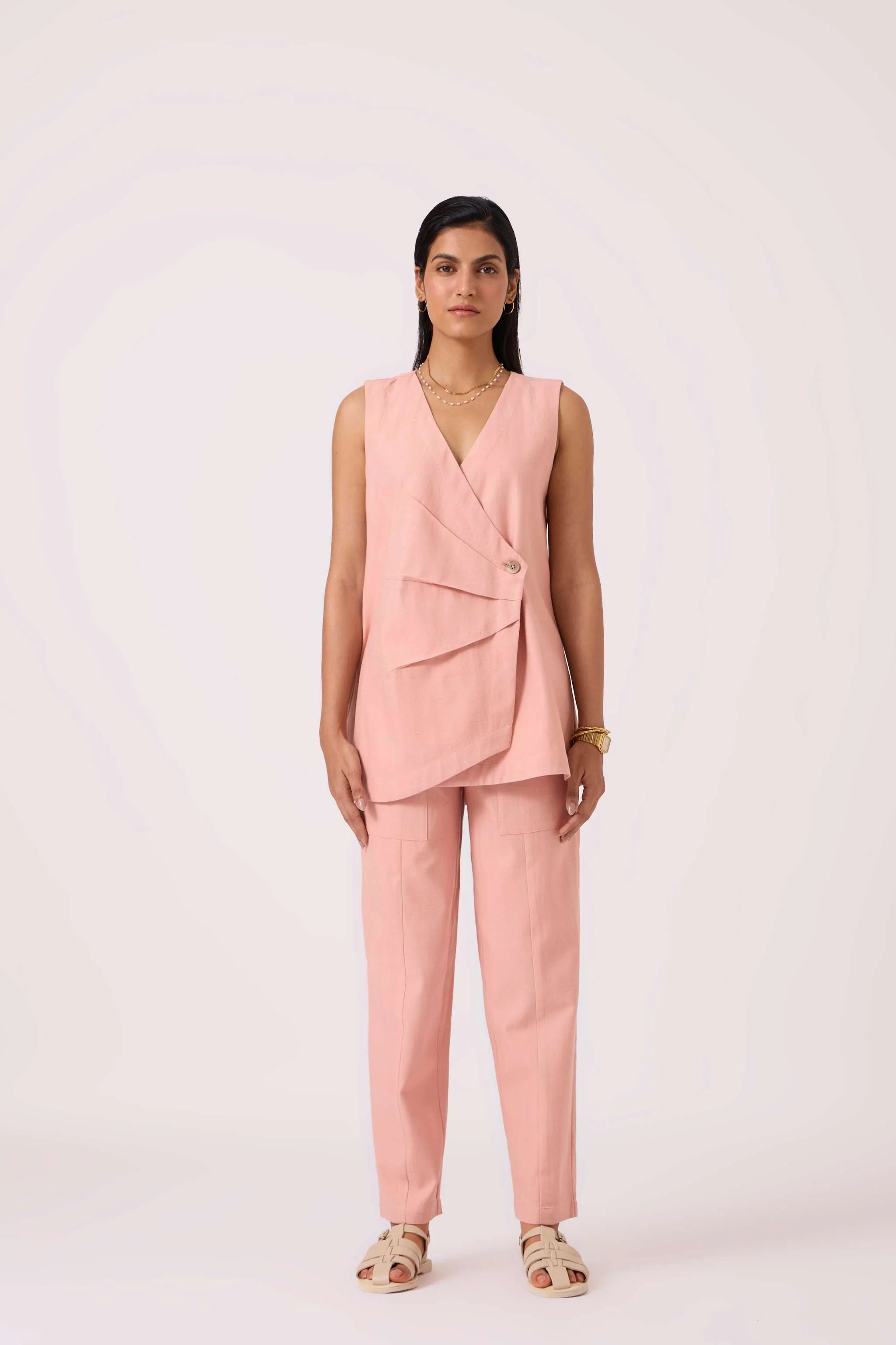Victory Pink Handwoven Pants - Image 3