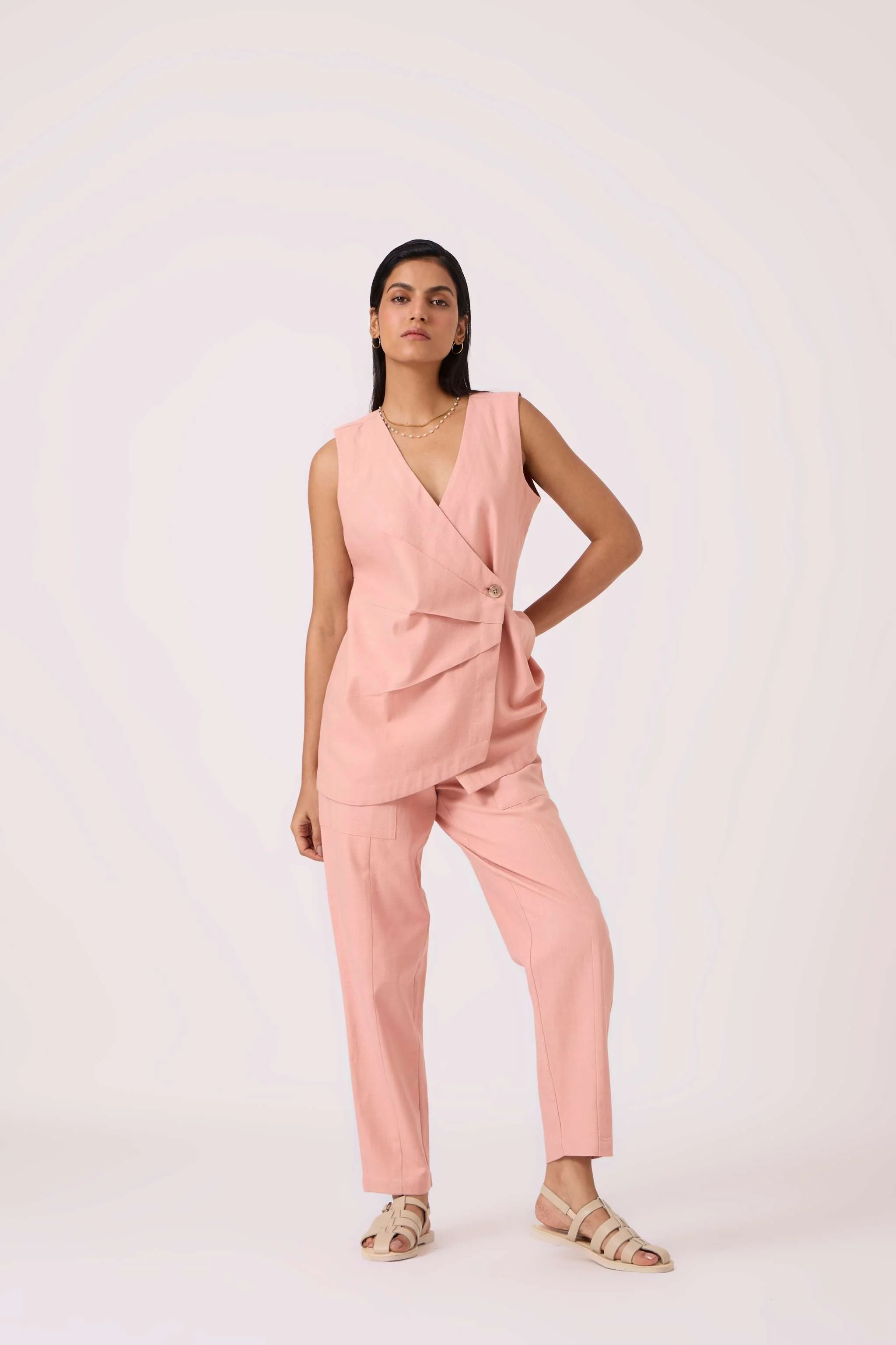 Victory Pink Handwoven Pants - Image 4
