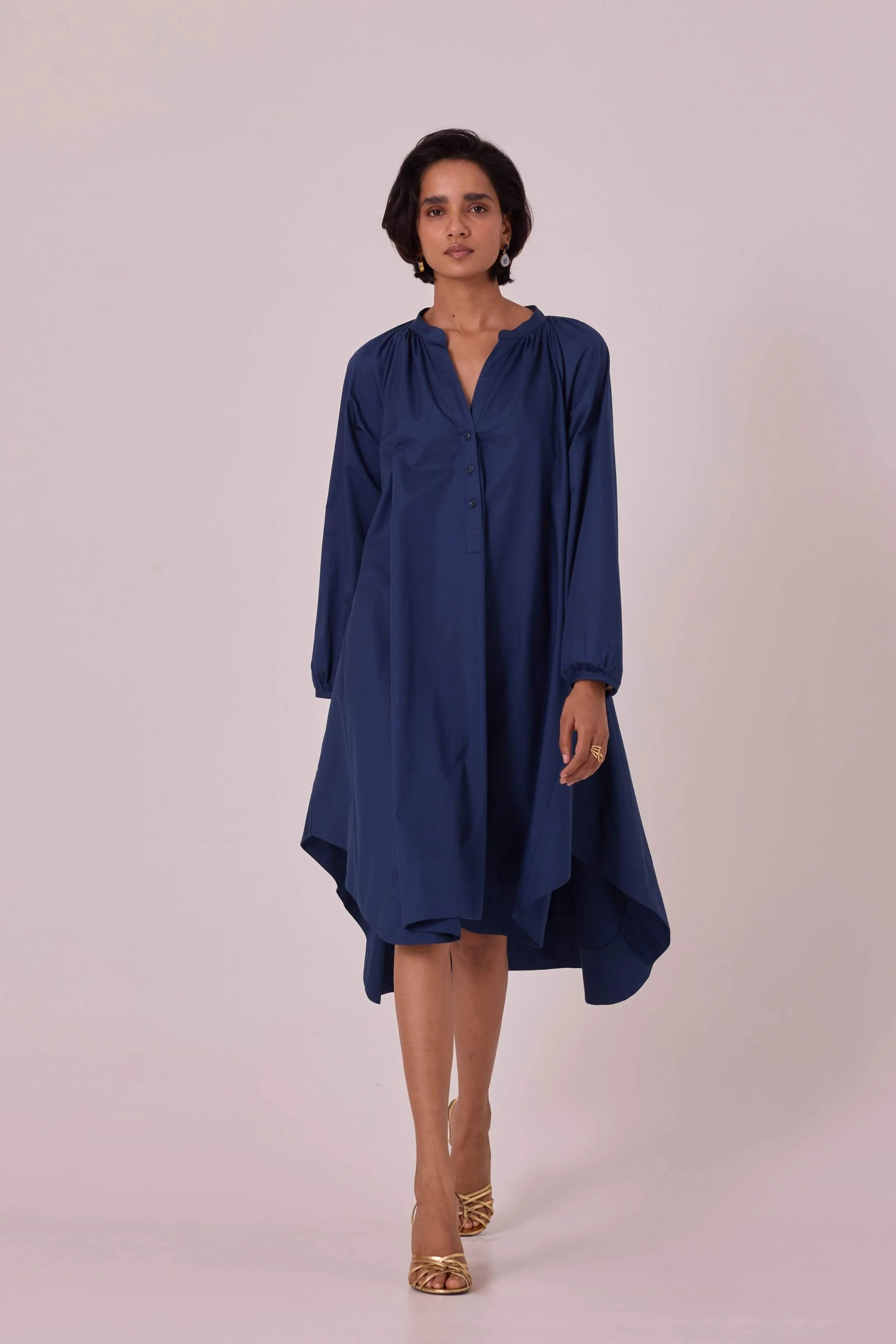 Woodstock Blue Tent Dress - Image 8