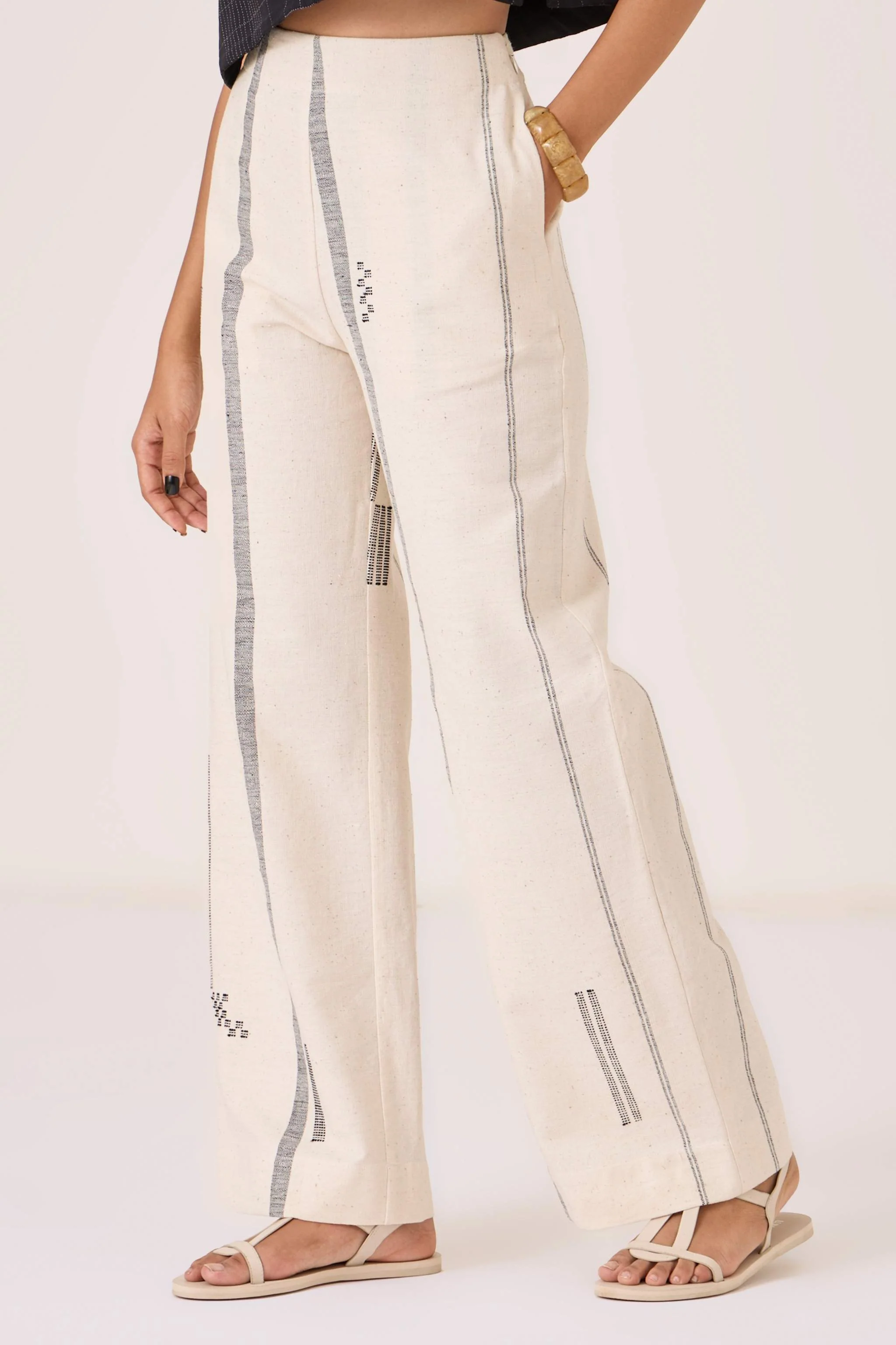 Yacine Handwoven Cotton Pants - Image 5