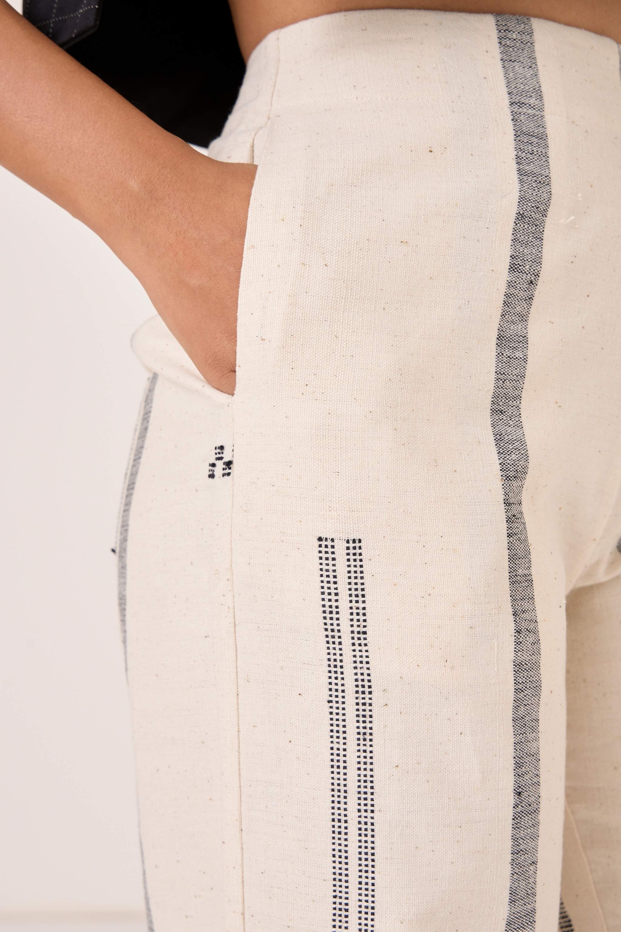 Yacine Handwoven Cotton Pants - Image 6