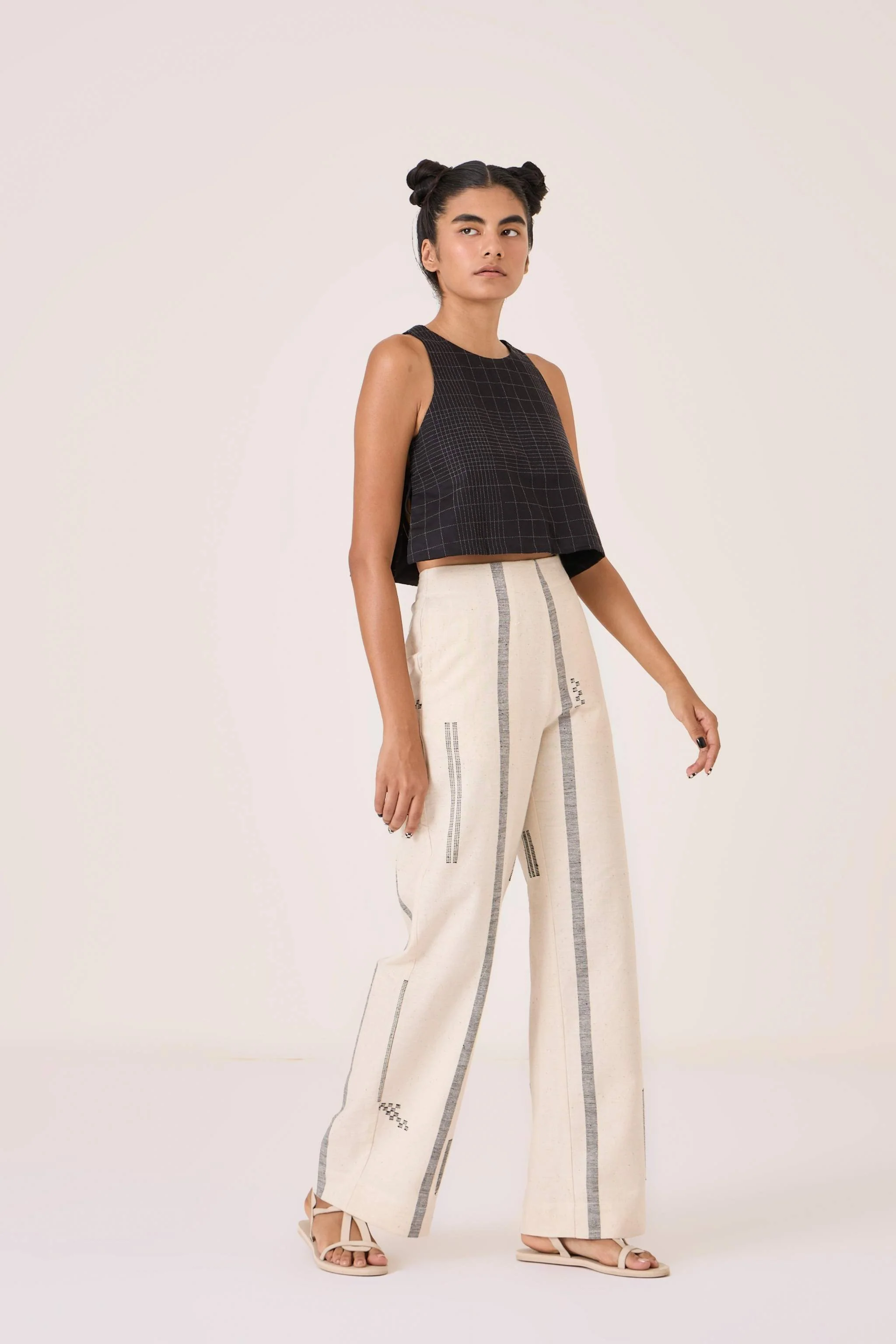 Yacine Handwoven Cotton Pants - Image 8