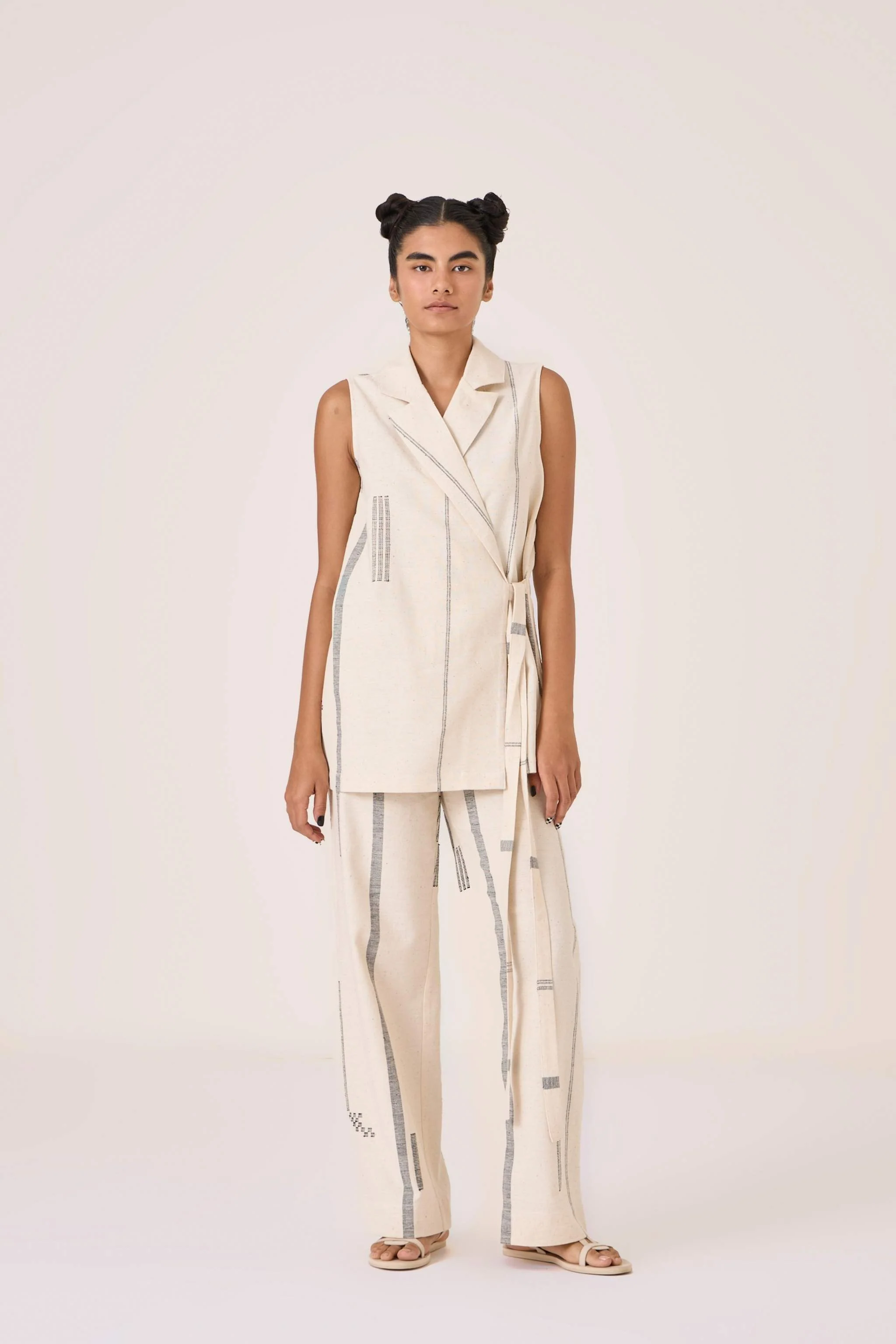 Yacine Handwoven Cotton Pants - Image 9