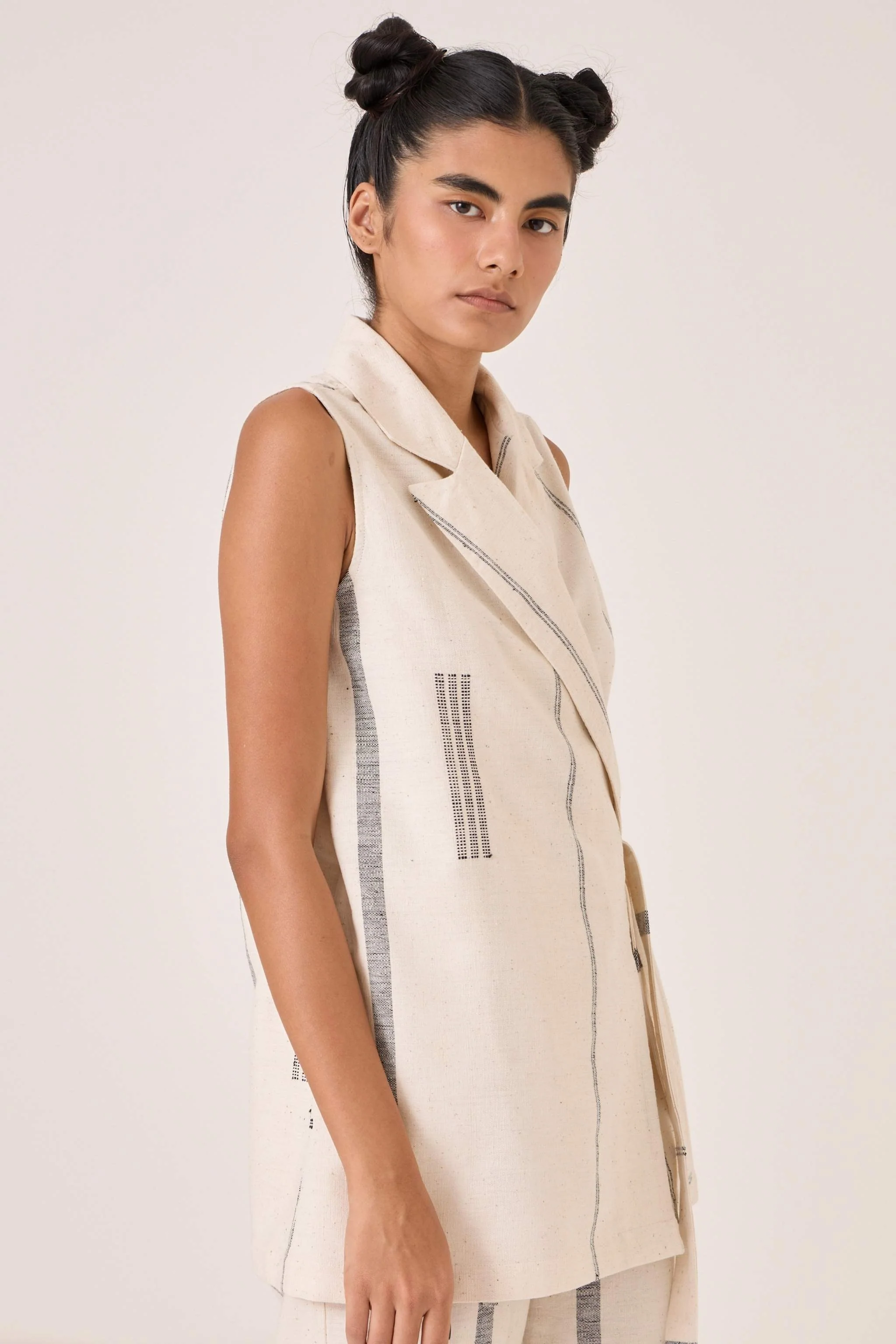 Yacine Handwoven Wrap Top - Image 8