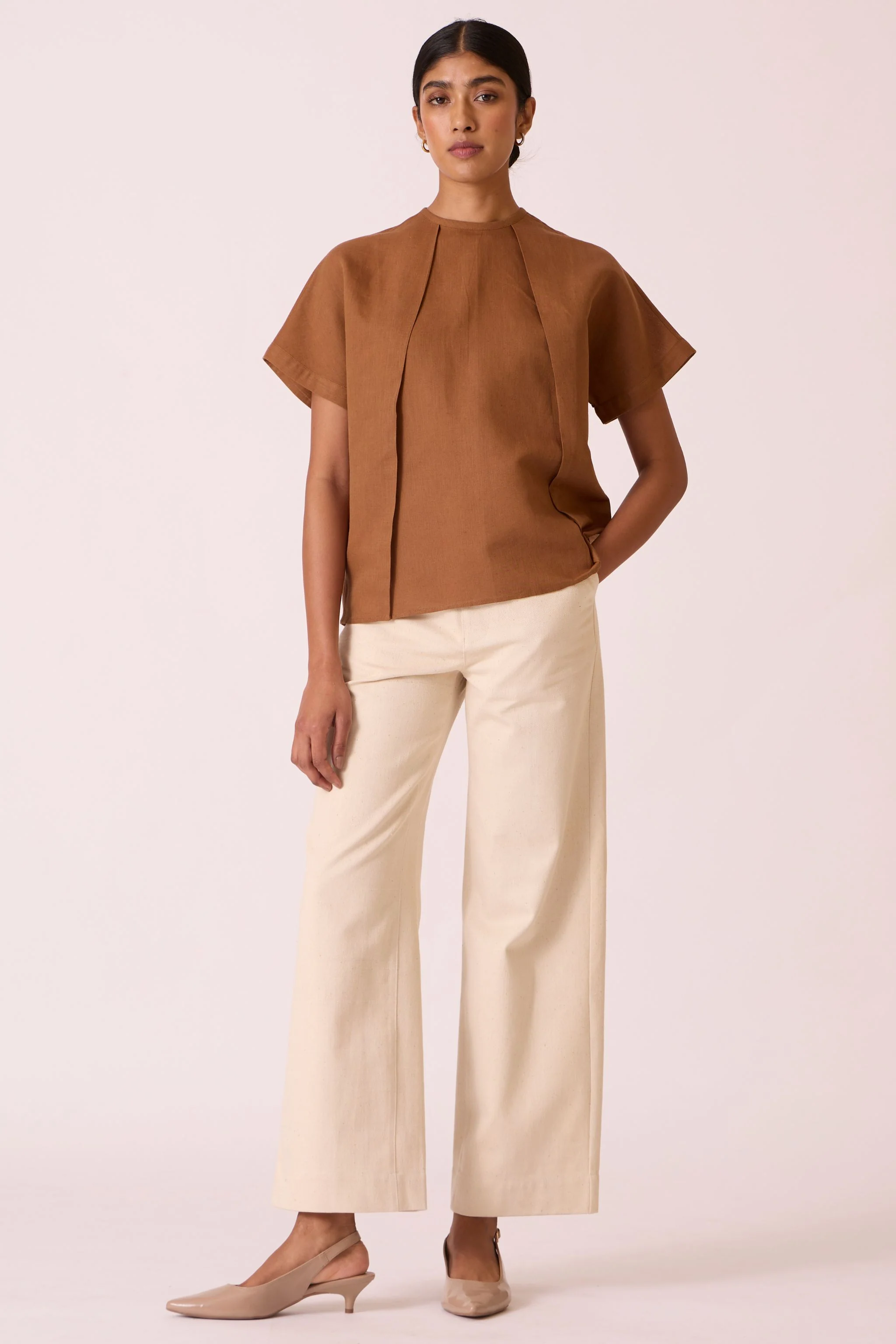 Yelena Off White Handloom Pants - Image 6