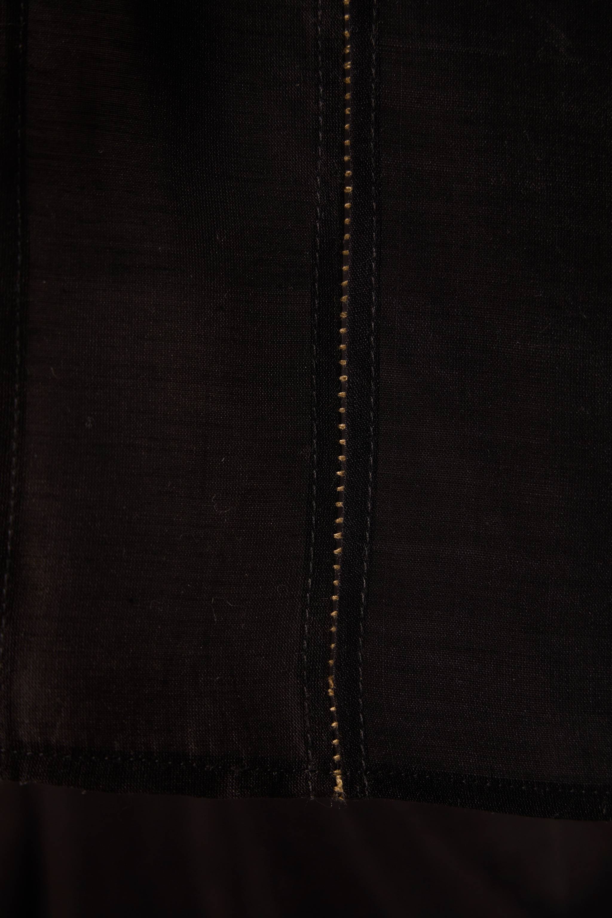 Zuben Zodiac Black Handwoven Embroidered Saree - Image 5